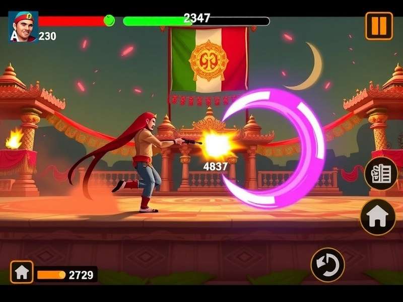 Chili Charge Champ Combat Scene